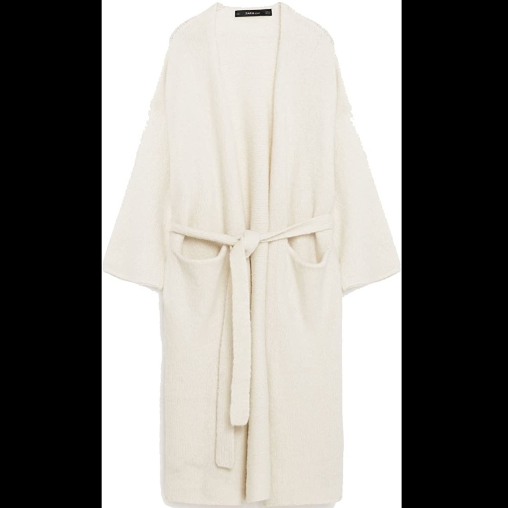 Zara Long Wool Cardigan